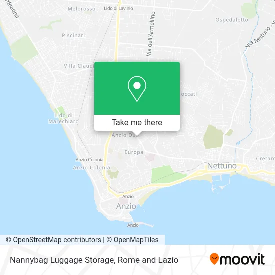 Nannybag Luggage Storage map