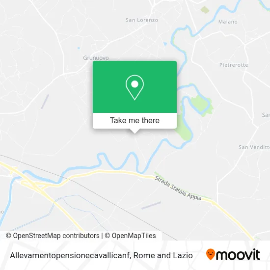 Allevamentopensionecavallicanf map