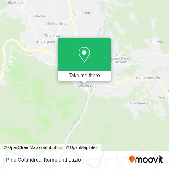 Pina Colandrea map