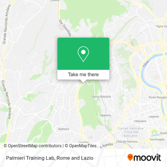 Palmieri Training Lab map