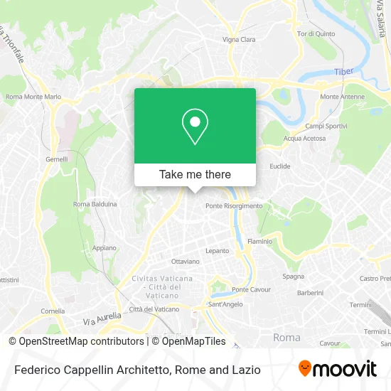 Federico Cappellin Architetto map
