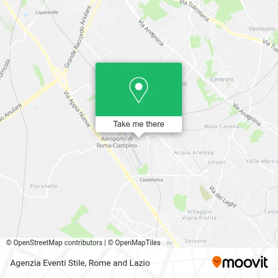 Agenzia Eventi Stile map