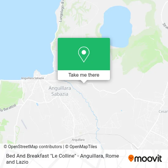 Bed And Breakfast "Le Colline" - Anguillara map
