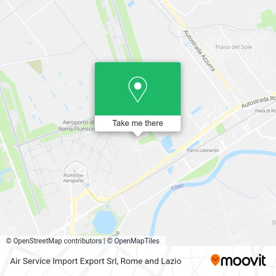 Air Service Import Export Srl map