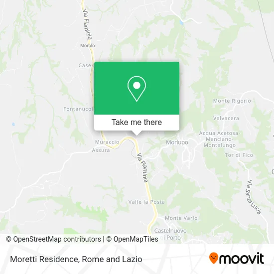 Moretti Residence map