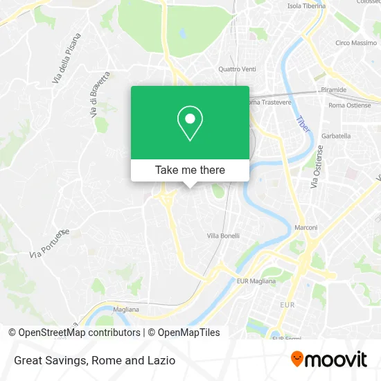 Great Savings map