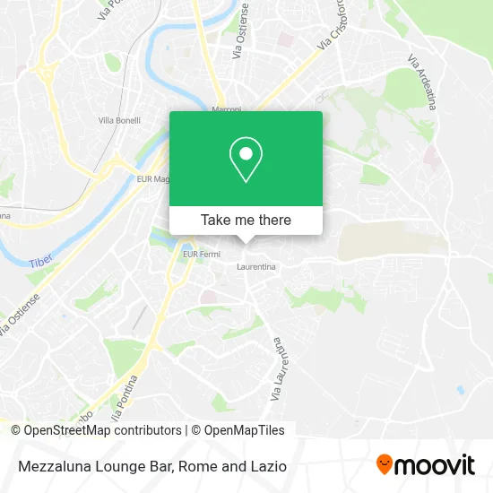 Mezzaluna Lounge Bar map