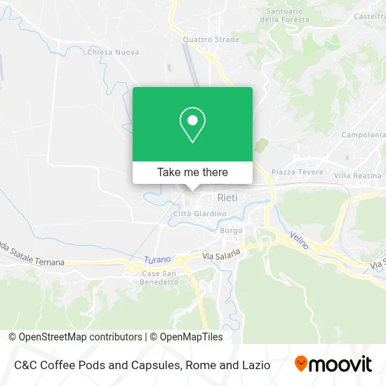 C&C Coffee Pods and Capsules map