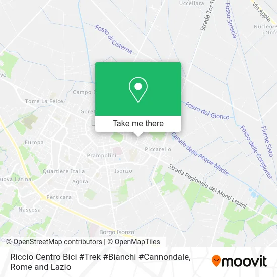 Riccio Centro Bici #Trek #Bianchi #Cannondale map