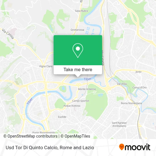 Usd Tor Di Quinto Calcio map
