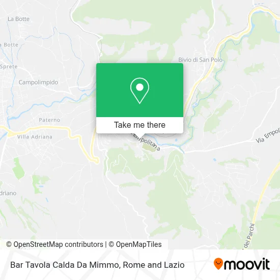 Bar Tavola Calda Da Mimmo map