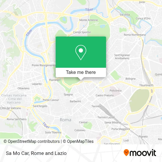 Sa Mo Car map