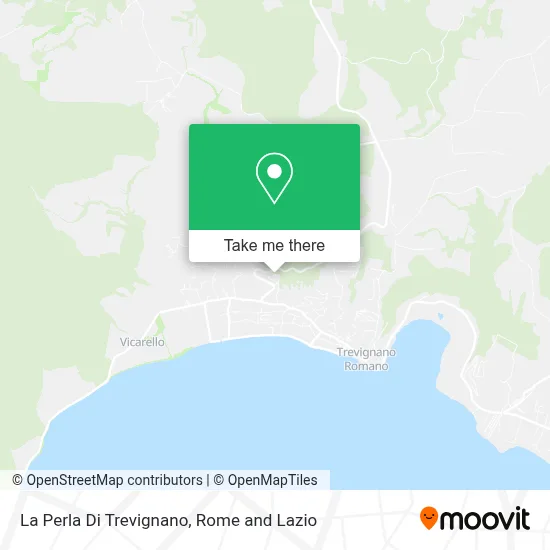 La Perla Di Trevignano map
