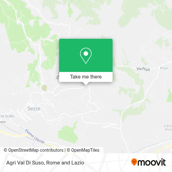 Agri Val Di Suso map