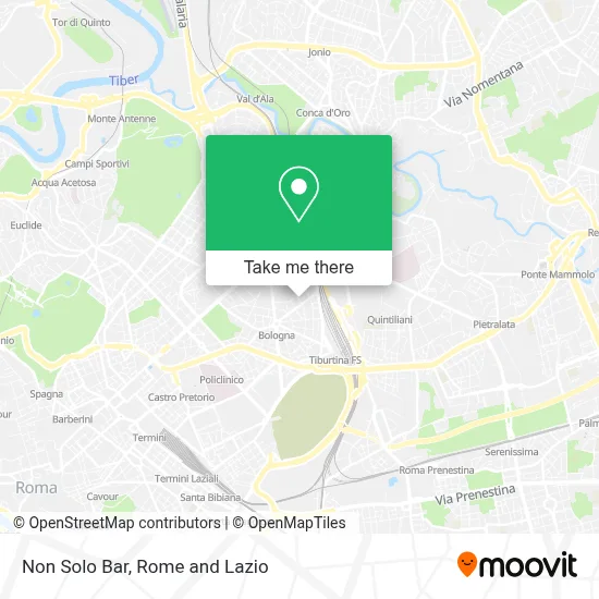Non Solo Bar map