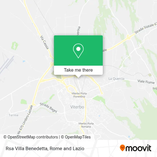 Rsa Villa Benedetta map