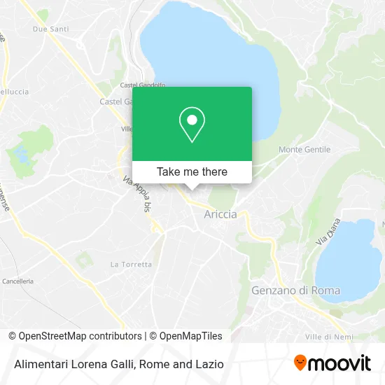 Alimentari Lorena Galli map