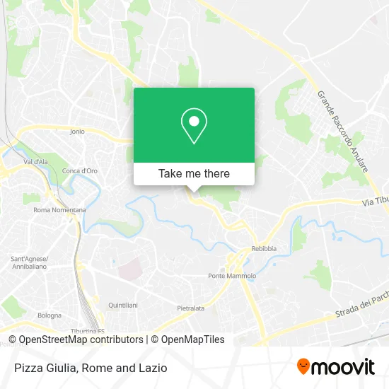 Pizza Giulia map