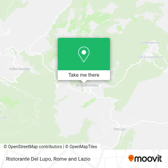 Ristorante Del Lupo map