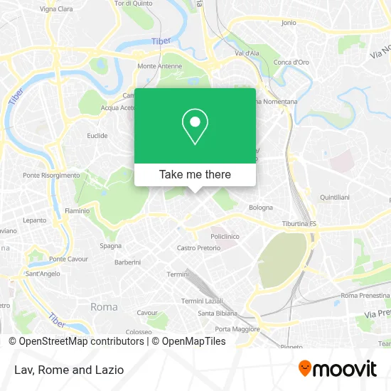 Lav map