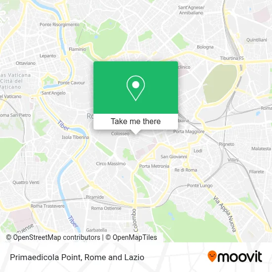 Primaedicola Point map