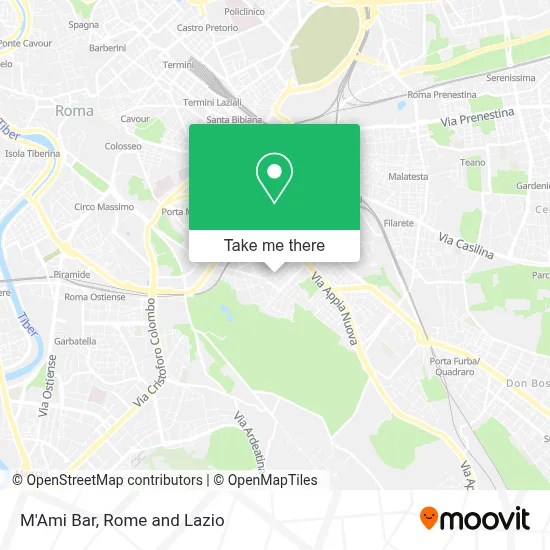 M'Ami Bar map