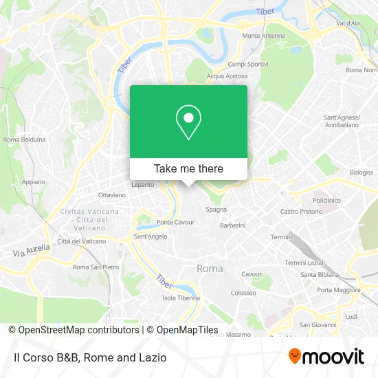 Il Corso B&B map