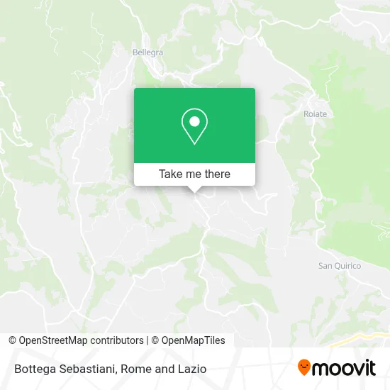 Bottega Sebastiani map