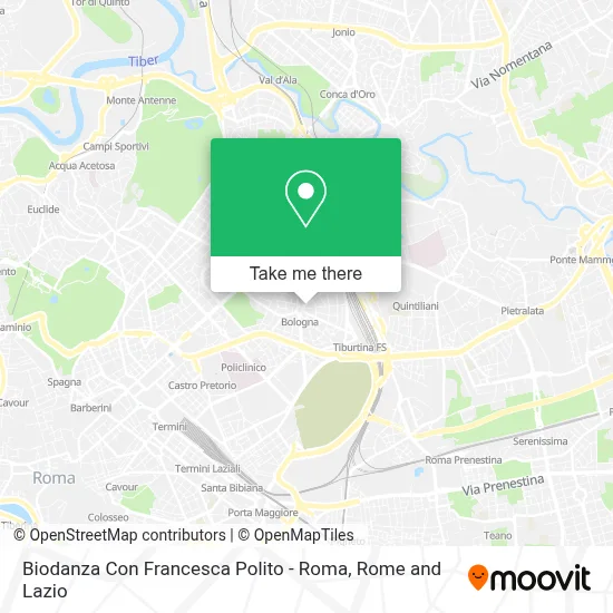 Biodanza Con Francesca Polito - Roma map