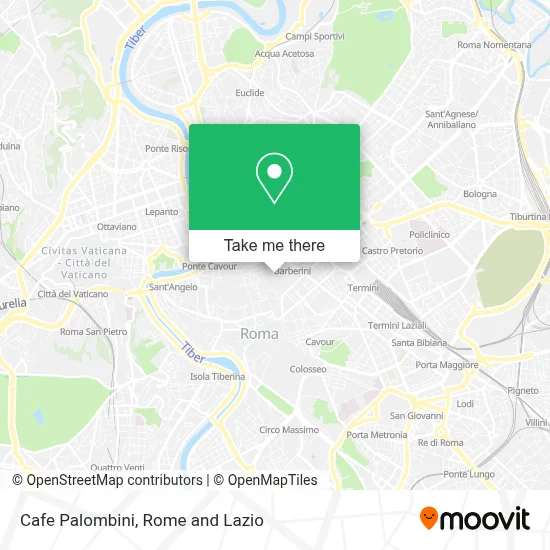 Cafe Palombini map