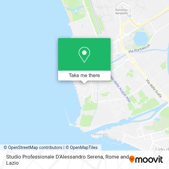 Studio Professionale D'Alessandro Serena map