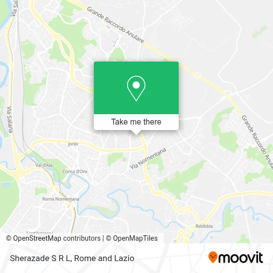 Sherazade S R L map