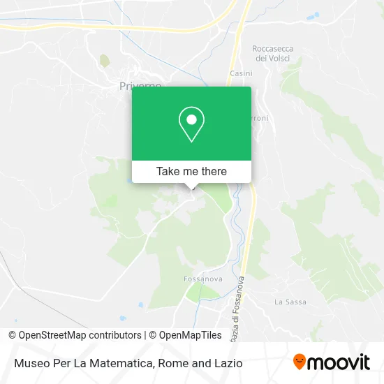 Museo Per La Matematica map