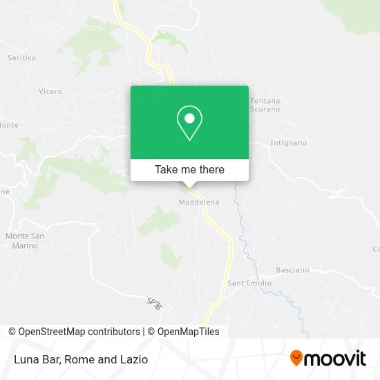 Luna Bar map