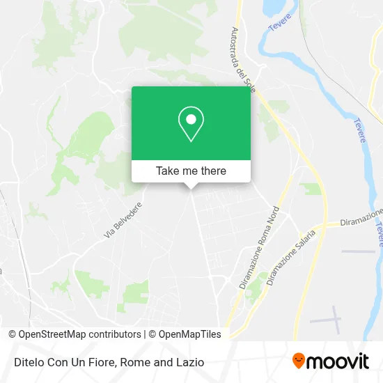 Ditelo Con Un Fiore map