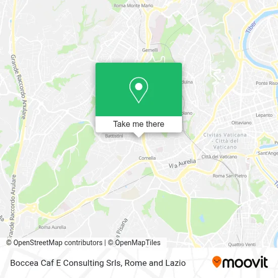 Boccea Caf E Consulting Srls map