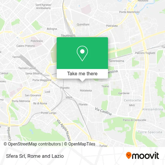Sfera Srl map