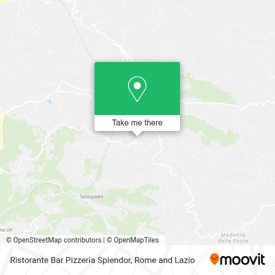 Ristorante Bar Pizzeria Splendor map