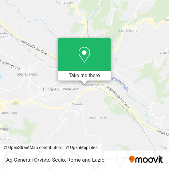 Ag Generali Orvieto Scalo map
