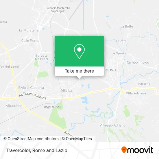 Travercolor map