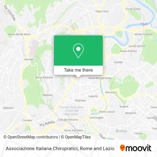 Associazione Italiana Chiropratici map