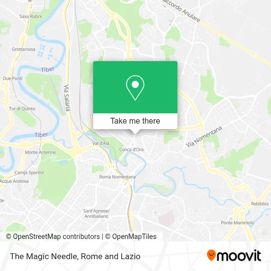 The Magic Needle map