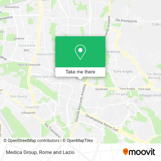 Medica Group map