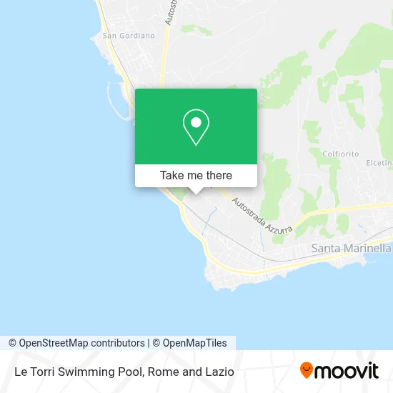 Le Torri Swimming Pool map