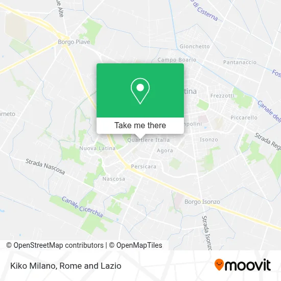 Kiko Milano map