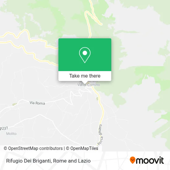 Rifugio Dei Briganti map