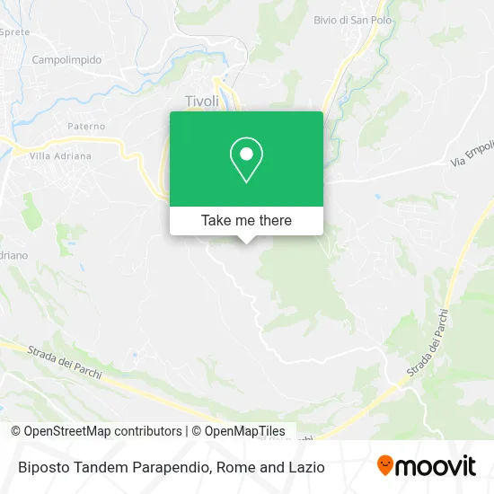 Biposto Tandem Parapendio map