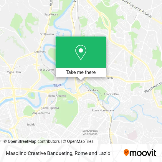 Masolino Creative Banqueting map