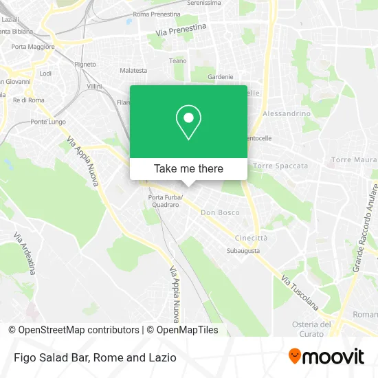 Figo Salad Bar map
