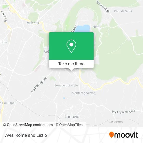 Avis map